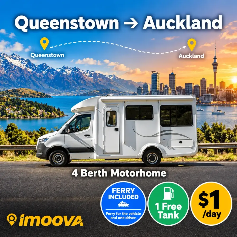 4 Berth Motorhome relocation from Queenstown to Auckland