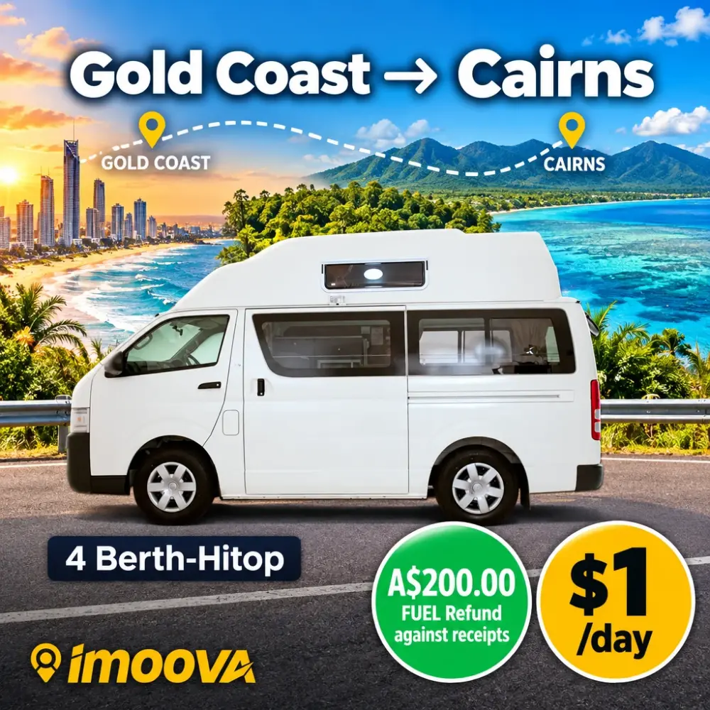 4 Berth-Hitop relocation from Gold Coast to Cairns