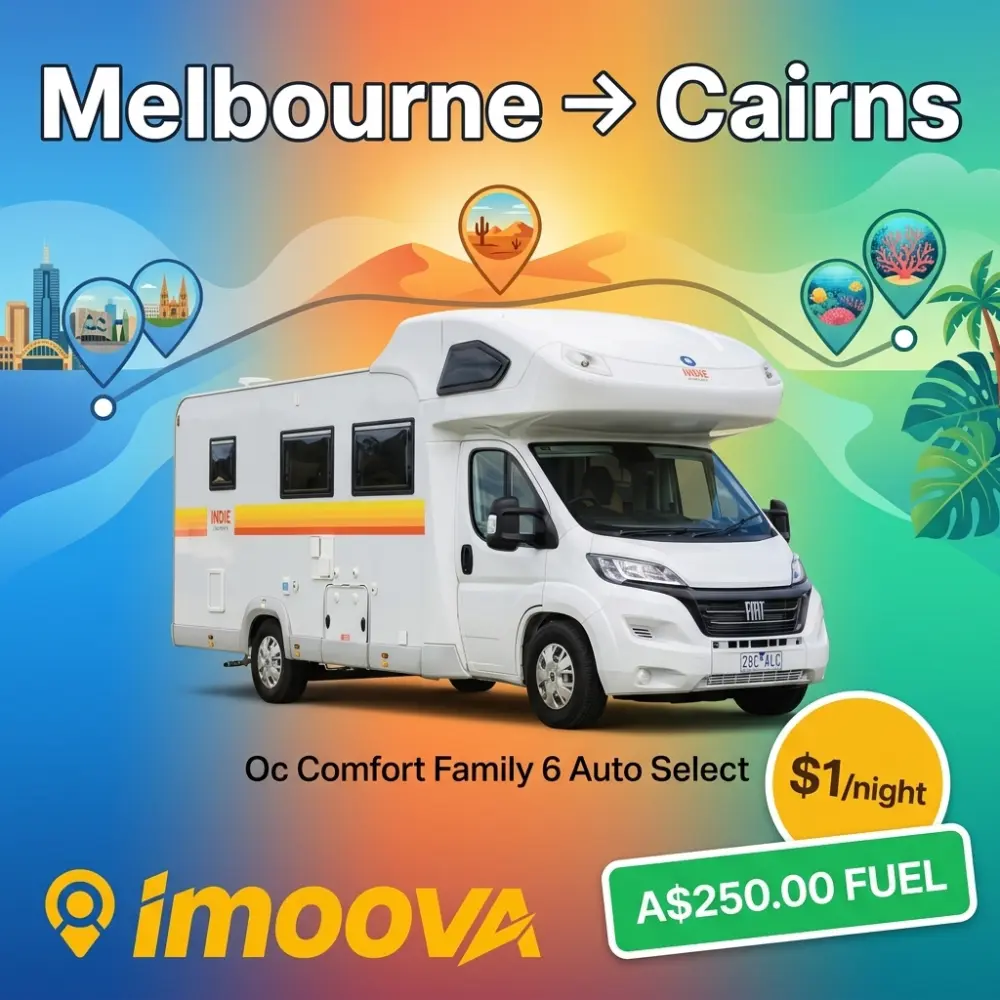 Oc Comfort Family 6 Auto Select relocation from Melbourne to Cairns