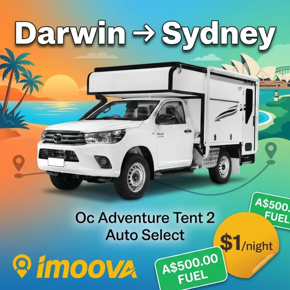 Oc Adventure Tent 2 Auto Select relocation from Darwin to Sydney