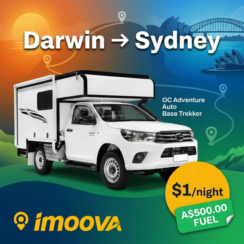 OC Adventure Auto Base Trekker relocation from Darwin to Sydney