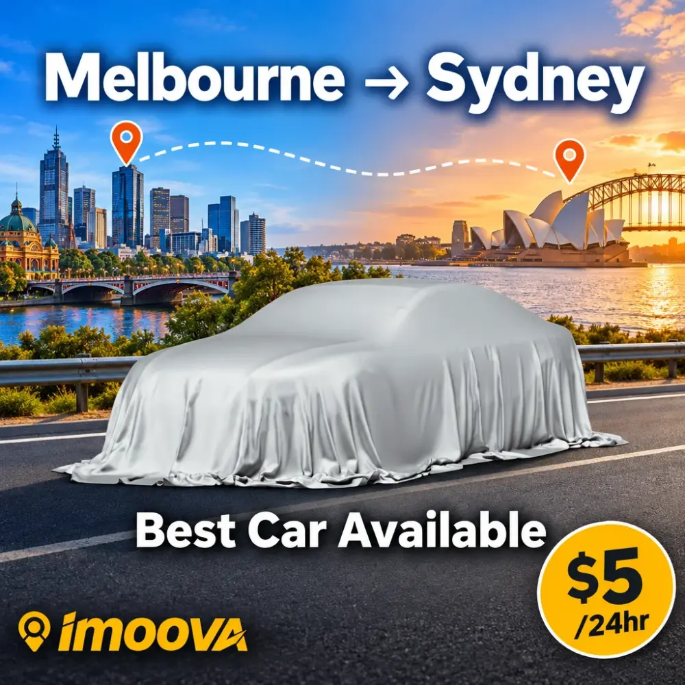 Best Car Available 从 Melbourne 到 Sydney 的搬迁