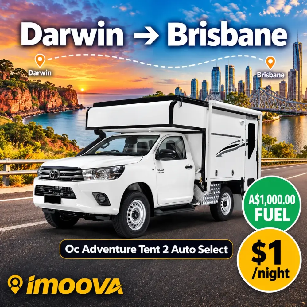 Oc Adventure Tent 2 Auto Select Umzug von Darwin nach Brisbane