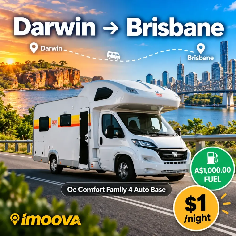 Oc Comfort Family 4 Auto Base Umzug von Darwin nach Brisbane