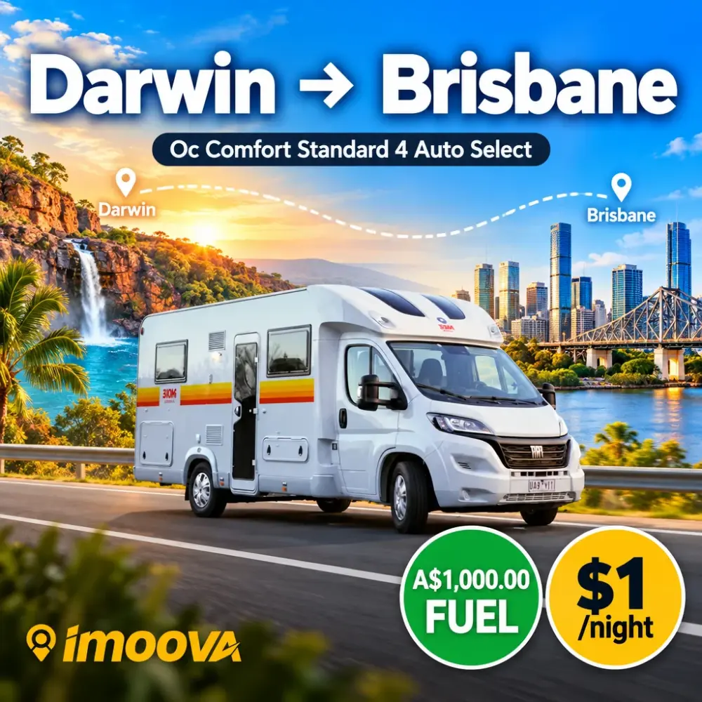 Trasloco di Oc Comfort Standard 4 Auto Select da Darwin a Brisbane