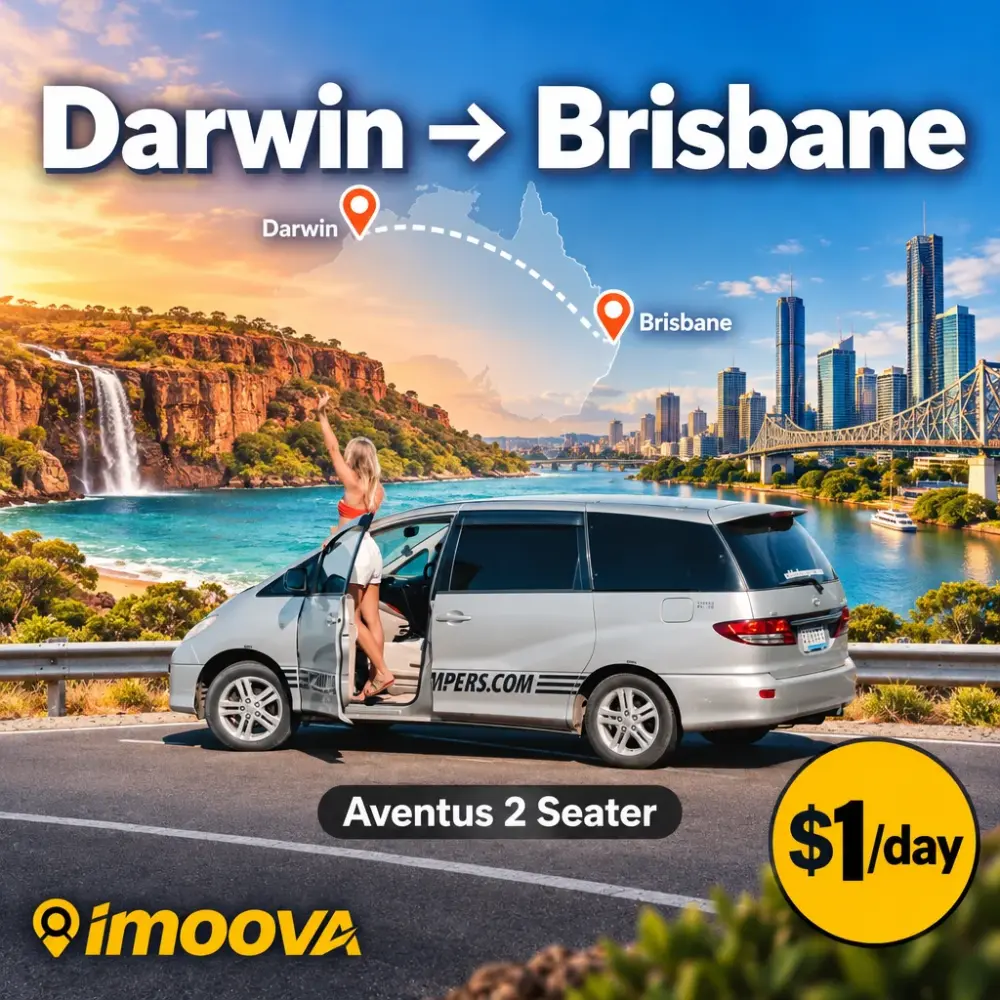 Trasloco di Aventus 2 Seater da Darwin a Brisbane
