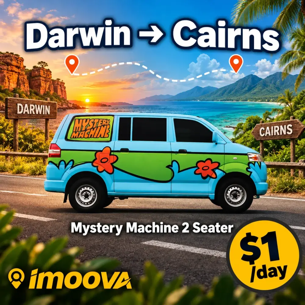 Mystery Machine 2 Seater relocation from Darwin to Cairns