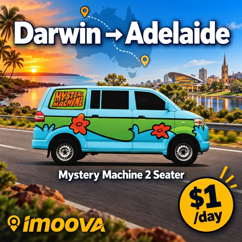 Mystery Machine 2 Seater relocation from Darwin to Adelaide