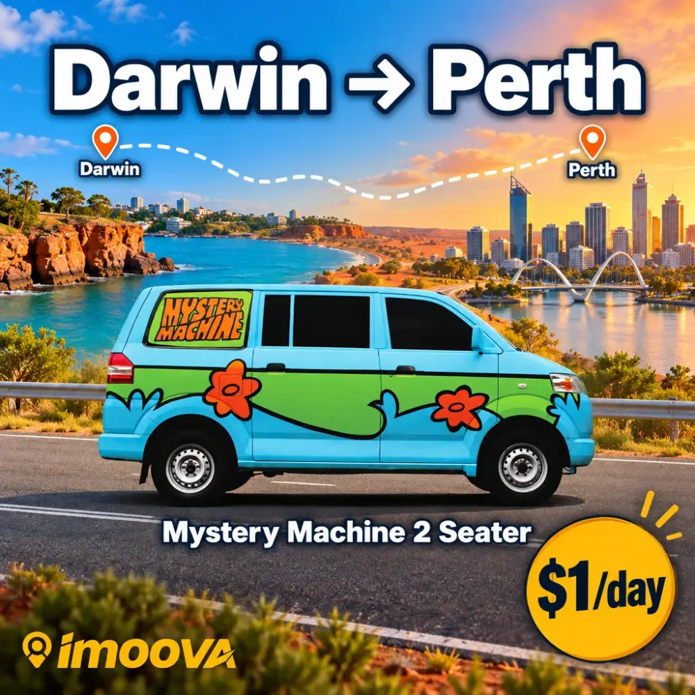 Mystery Machine 2 Seater relocation from Darwin to Perth