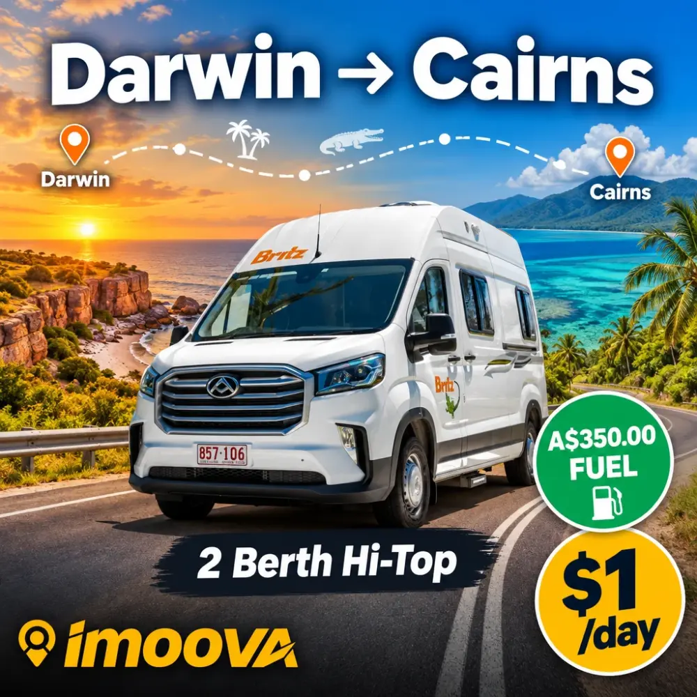 2 Berth Hi-Top relocation from Darwin to Cairns