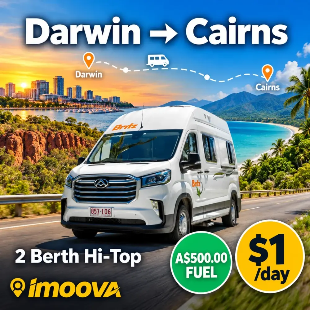 2 Berth Hi-Top relocation from Darwin to Cairns