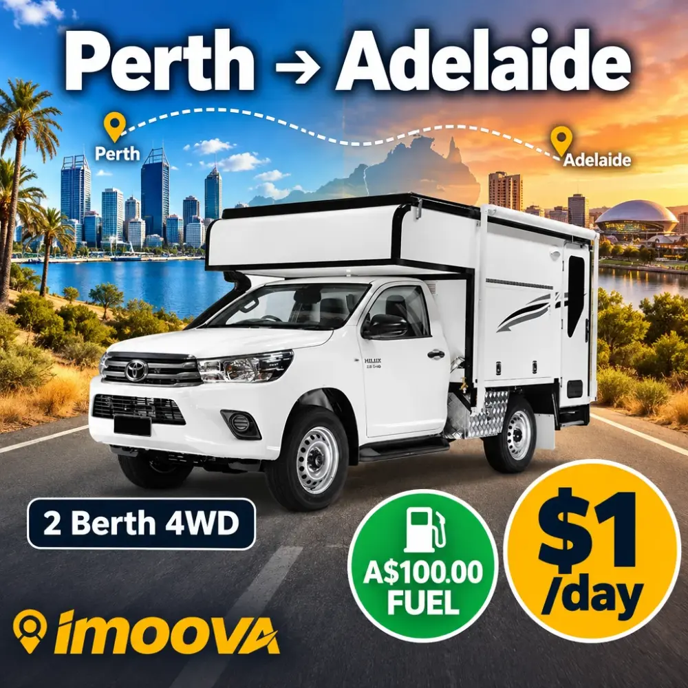 Trasloco di 2 Berth 4WD da Perth a Adelaide