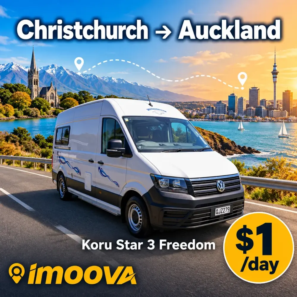 Trasloco di Koru Star 3 Freedom da Christchurch a Auckland