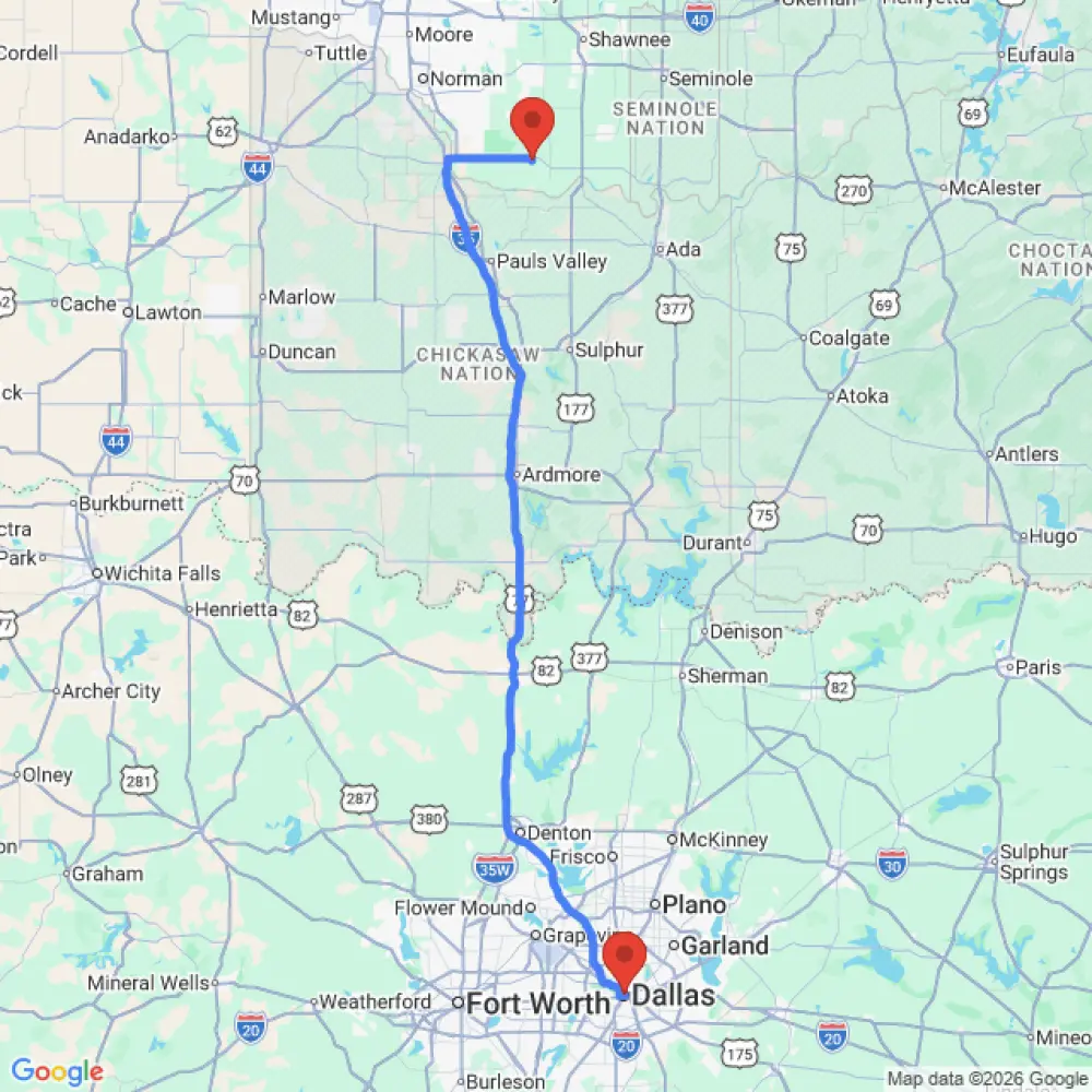 Comfort Standard Select relocation from Oklahoma to Dallas