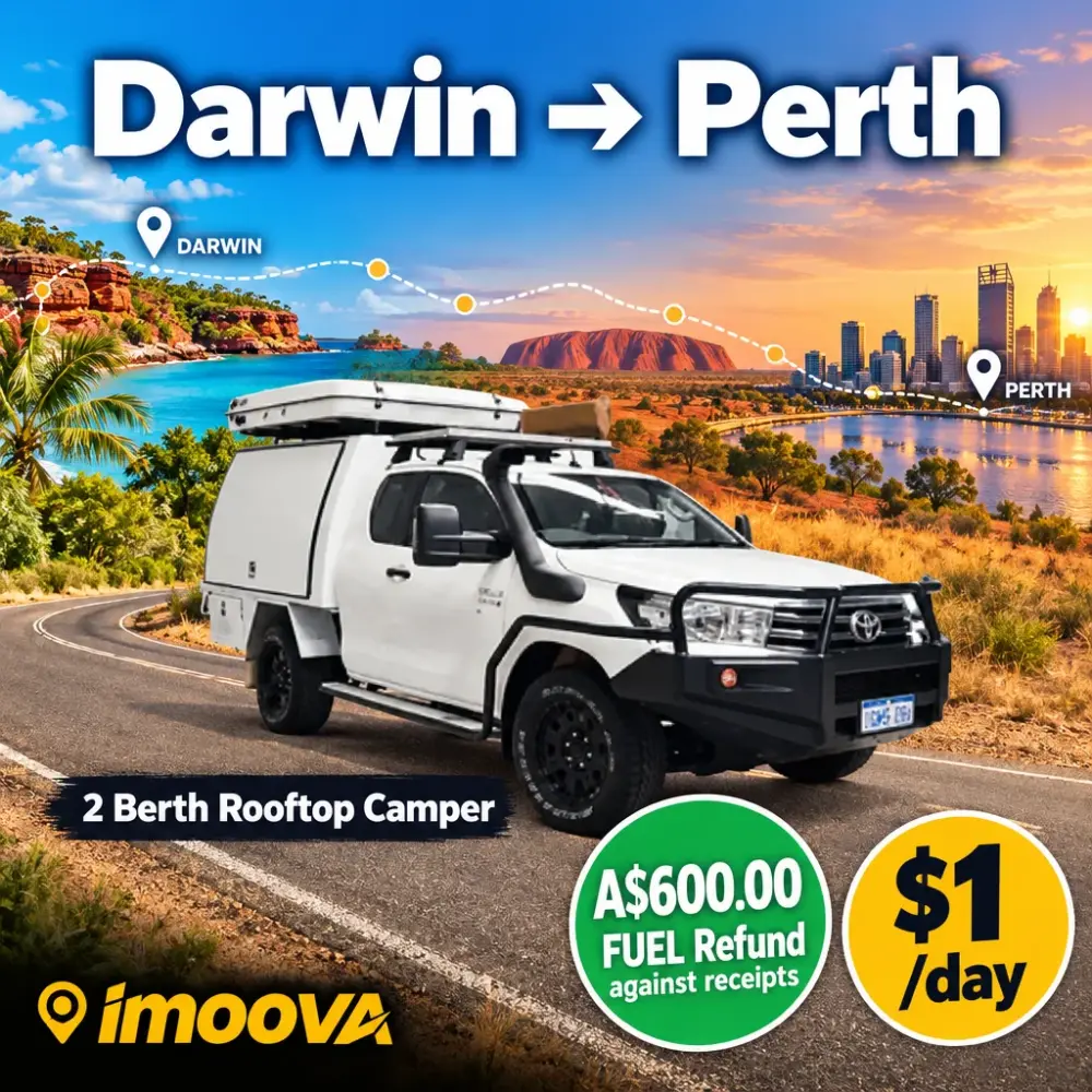 2 Berth Rooftop Camper relocation from Darwin to Perth