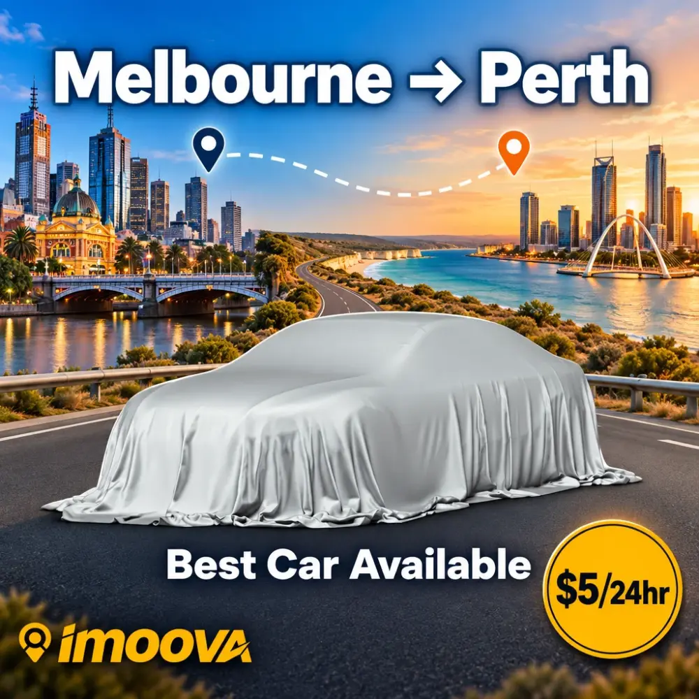 Best Car Available 从 Melbourne 到 Perth 的搬迁