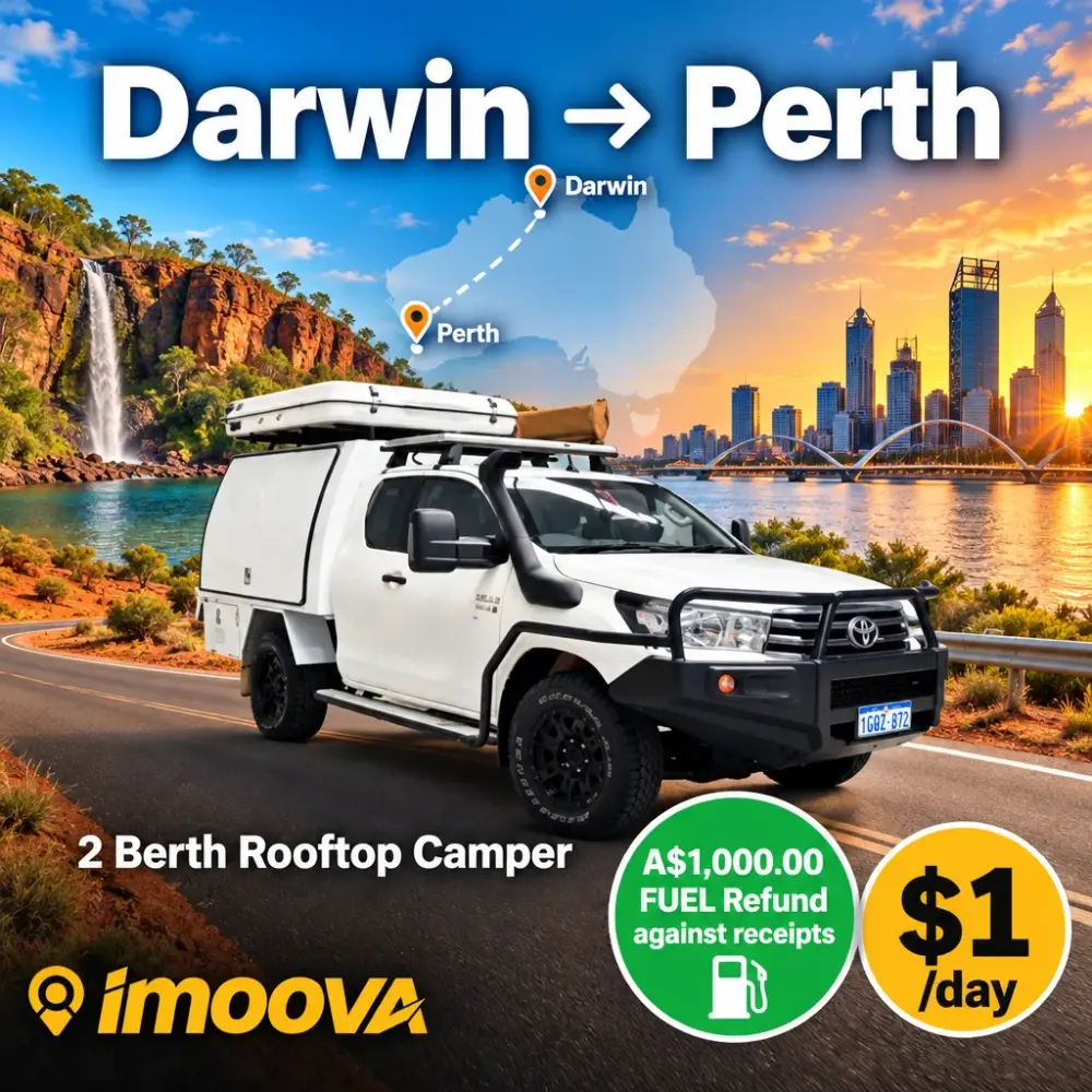2 Berth Rooftop Camper relocation from Darwin to Perth