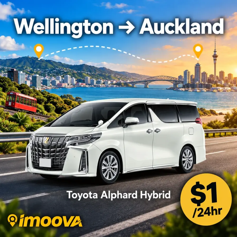 Trasloco di Toyota Alphard Hybrid da Wellington a Auckland