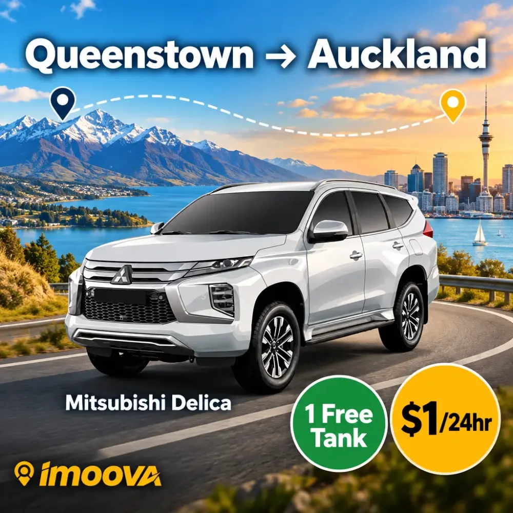 Reubicación de Mitsubishi Delica de Queenstown a Auckland