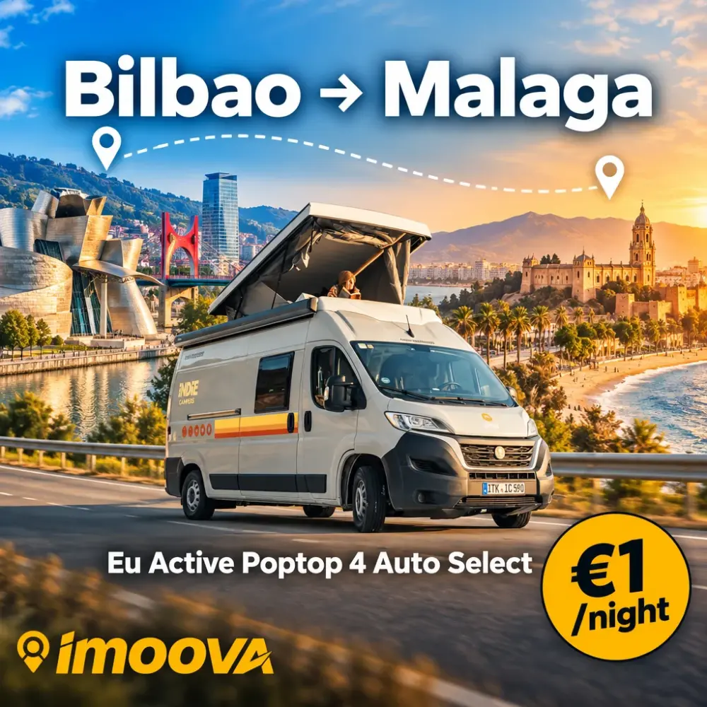 Reubicación de Eu Active Poptop 4 Auto Select de Bilbao a Malaga