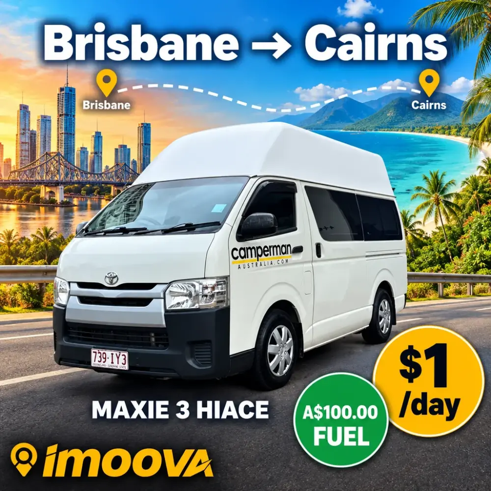 MAXIE 3 HIACE relocation from Brisbane to Cairns