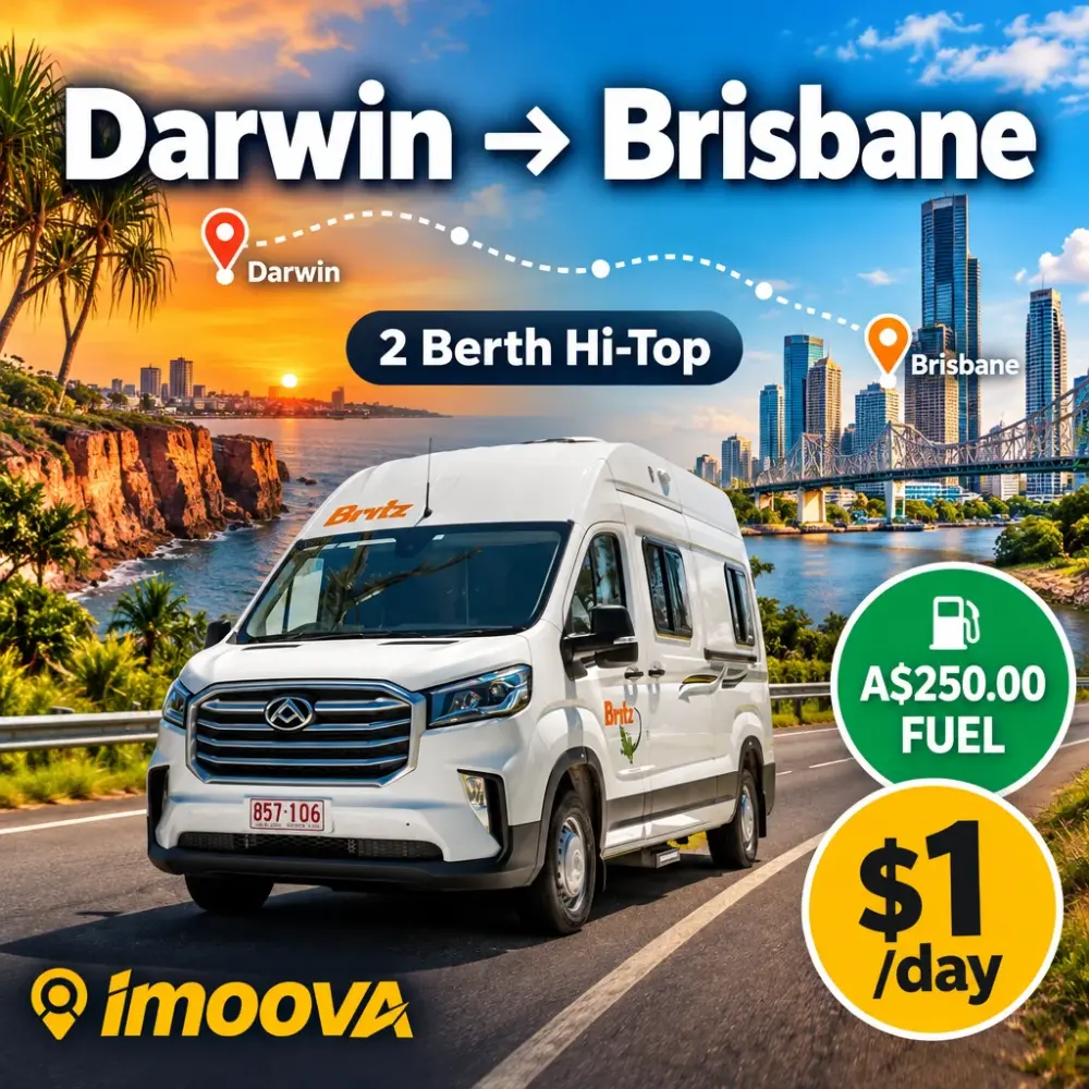 2 Berth Hi-Top relocation from Darwin to Brisbane