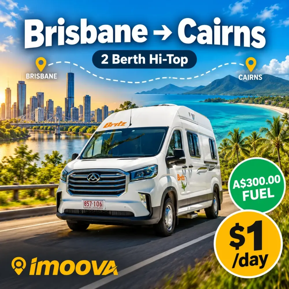 Relocalisation de 2 Berth Hi-Top de Brisbane à Cairns