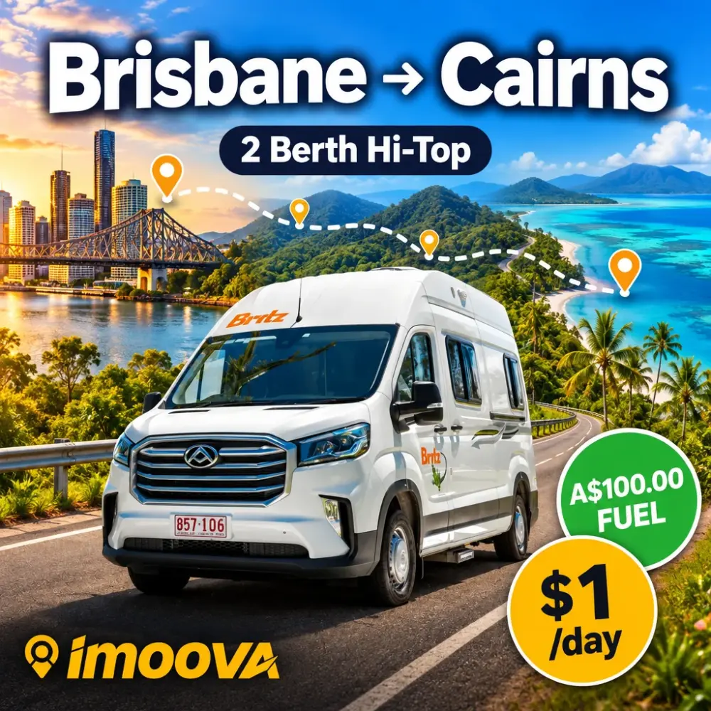 Relocalisation de 2 Berth Hi-Top de Brisbane à Cairns