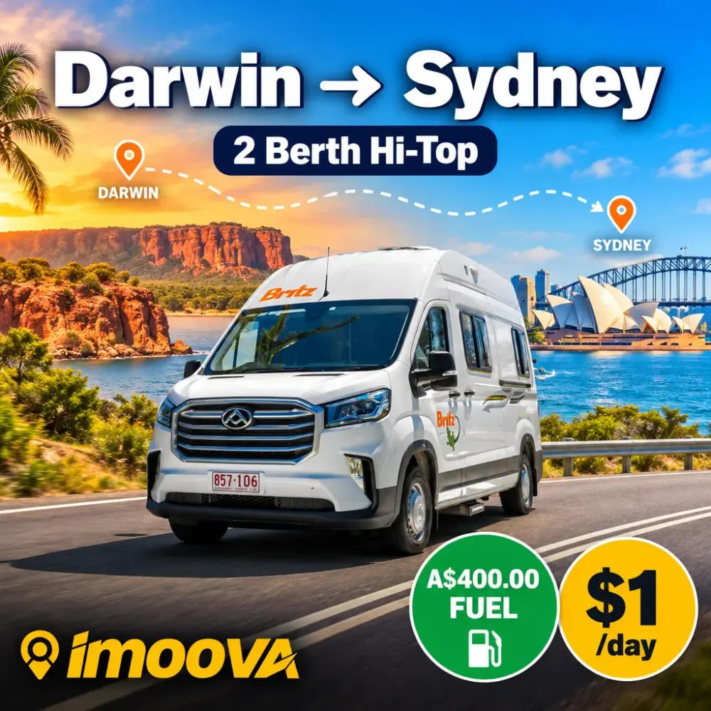 Relocalisation de 2 Berth Hi-Top de Darwin à Sydney