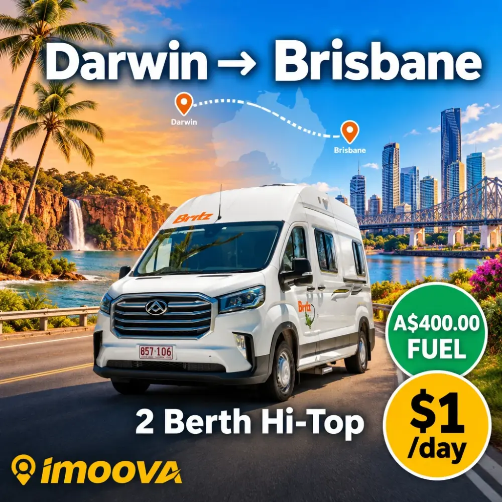 Relocalisation de 2 Berth Hi-Top de Darwin à Brisbane