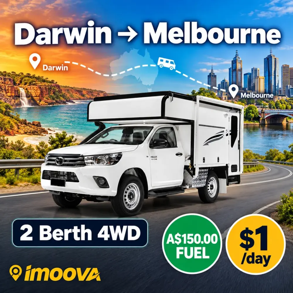 Relocalisation de 2 Berth 4WD de Darwin à Melbourne