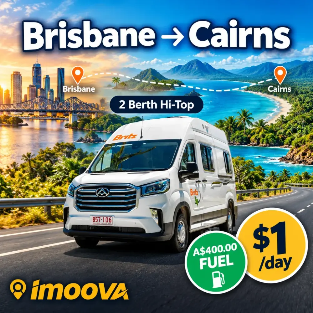 2 Berth Hi-Top relocation from Brisbane to Cairns