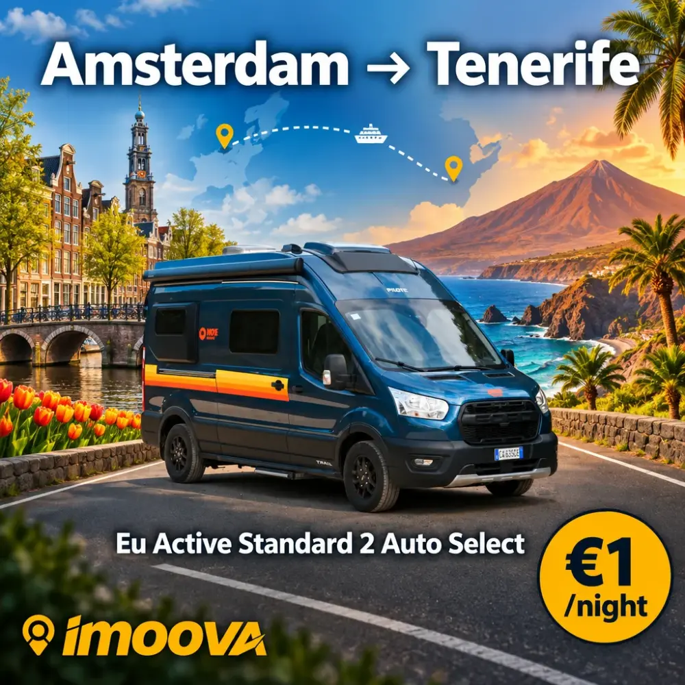 Eu Active Standard 2 Auto Select の Amsterdam から Tenerife への移動