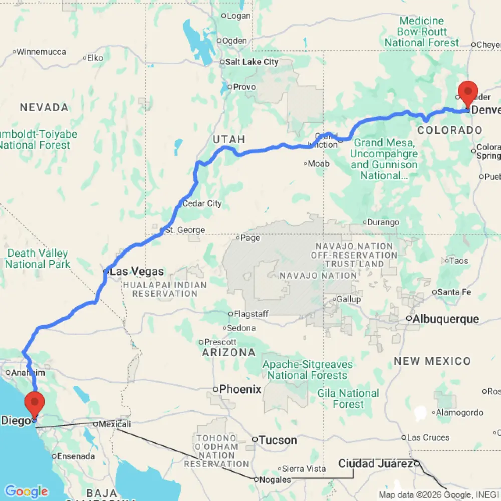 Active Pop Top relocation from Denver to San Diego