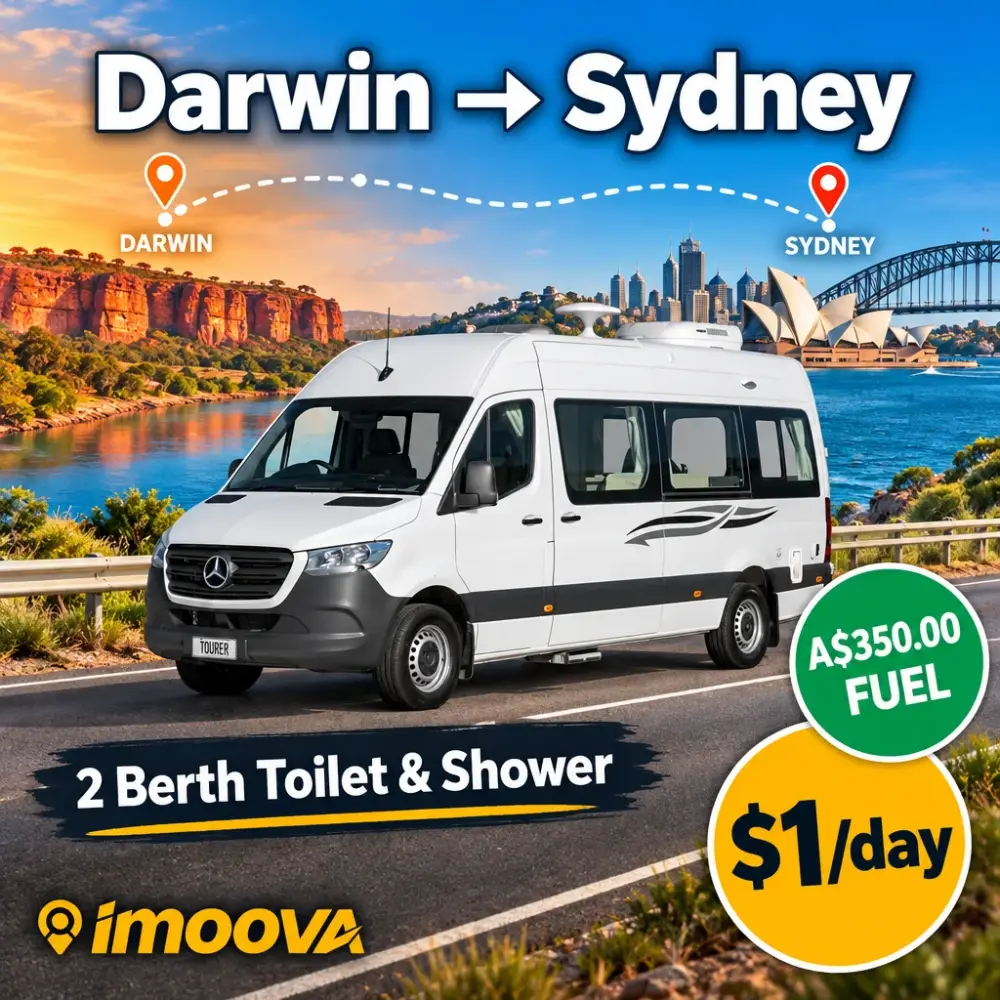 2 Berth Toilet & Shower Umzug von Darwin nach Sydney
