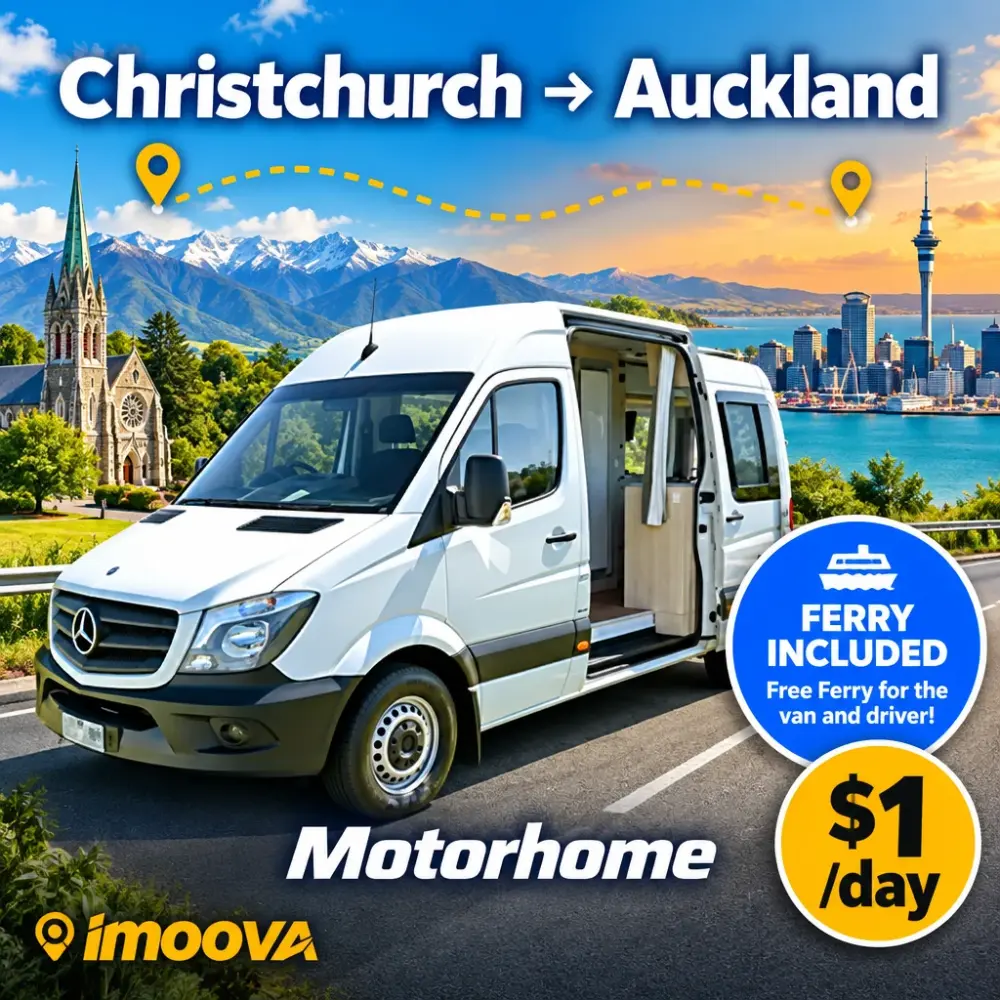 Motorhome relocation from Christchurch to Auckland