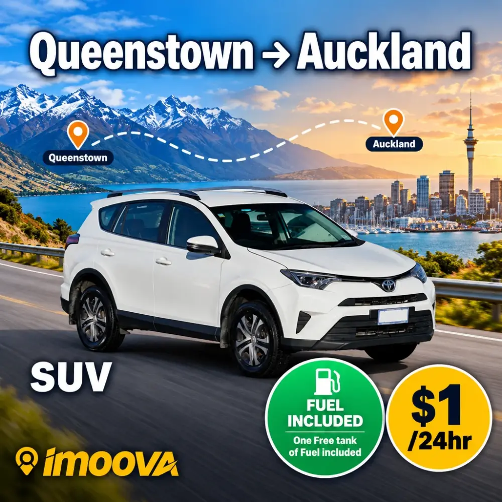 SUV relocation from Queenstown to Auckland
