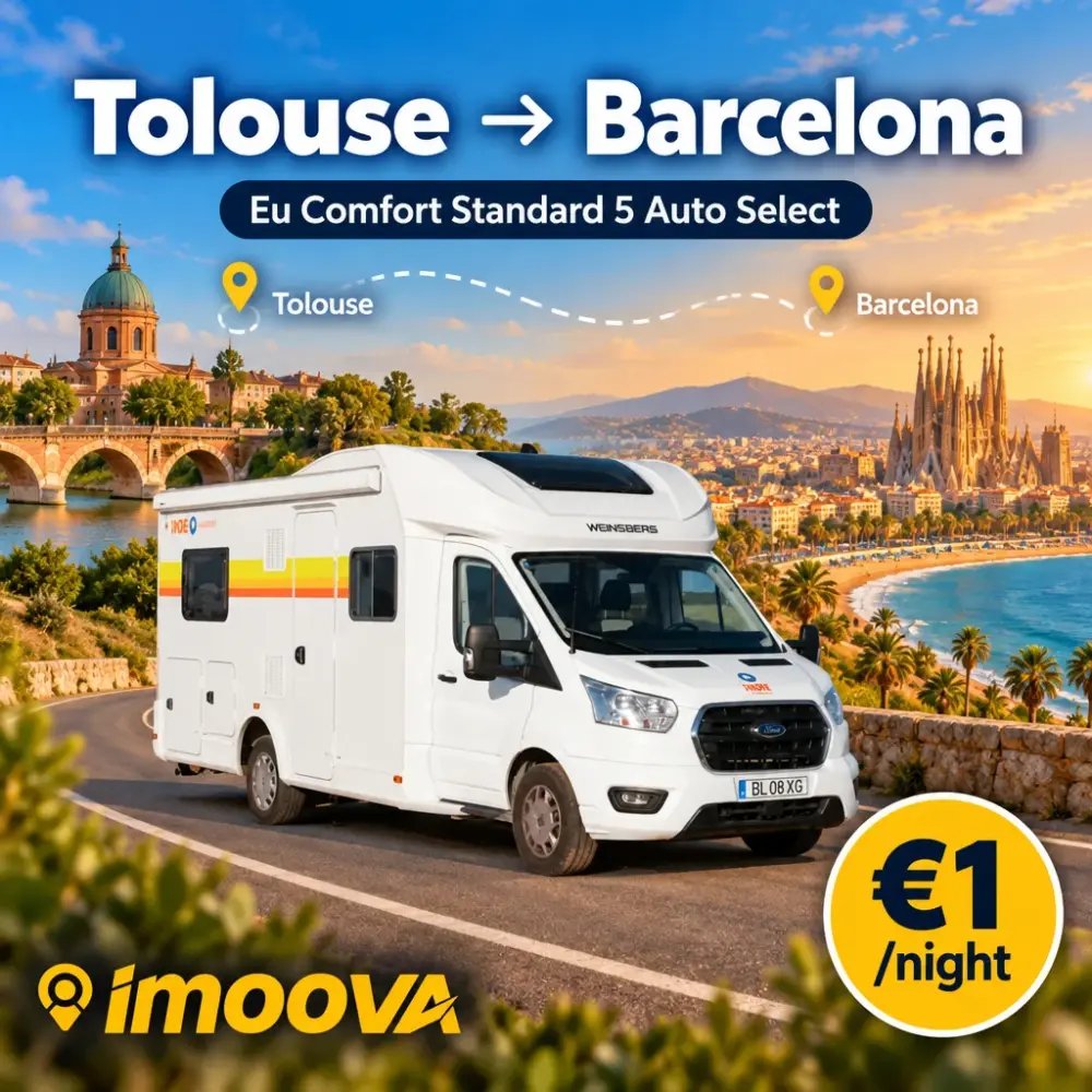 Relocação de Eu Comfort Standard 5 Auto Select de Tolouse para Barcelona