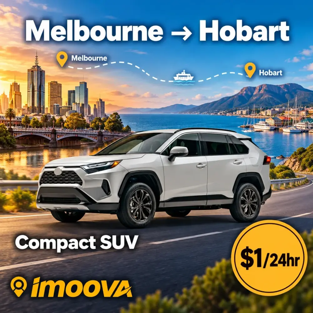 Compact SUV relocation from Melbourne to Hobart