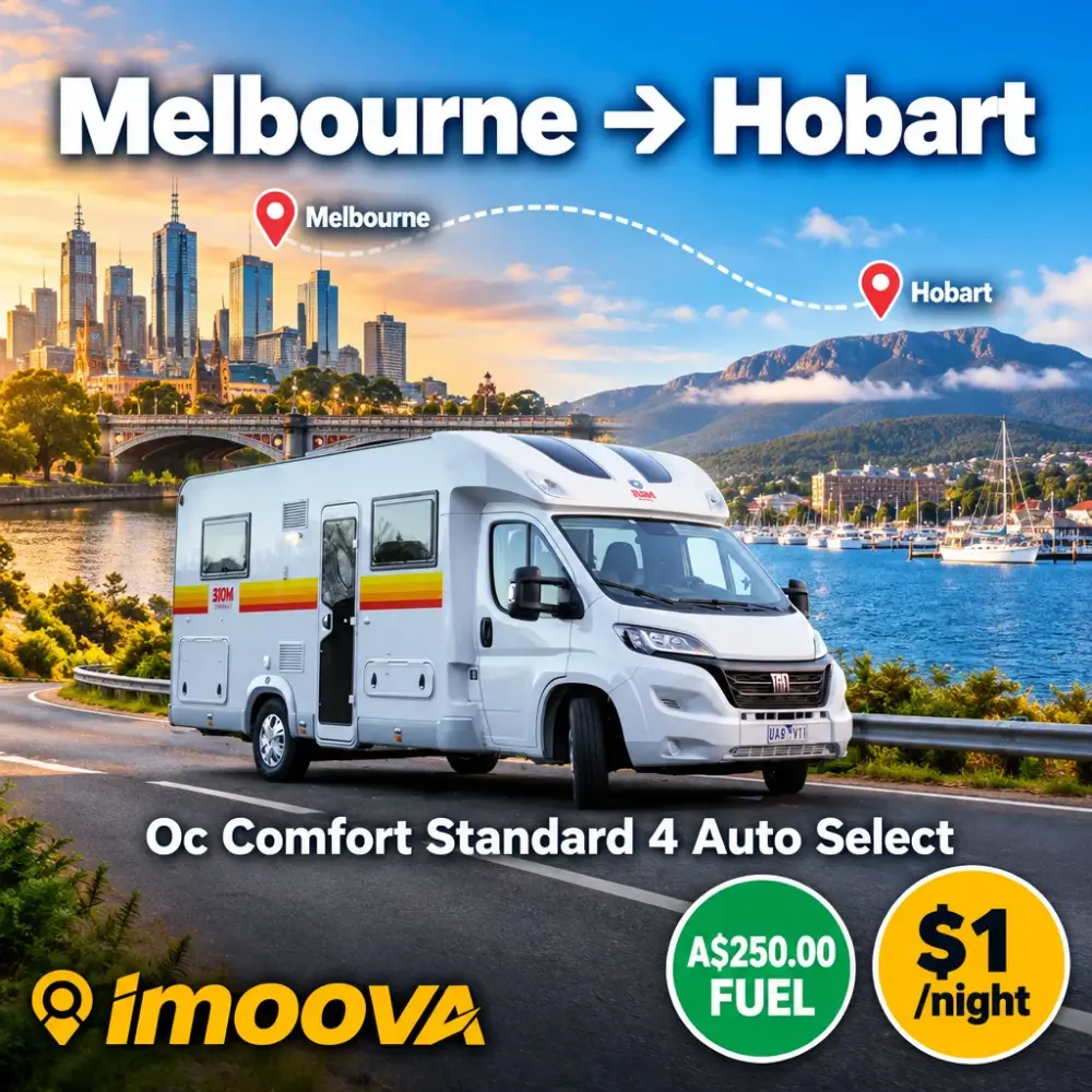 Oc Comfort Standard 4 Auto Select relocation from Melbourne to Hobart