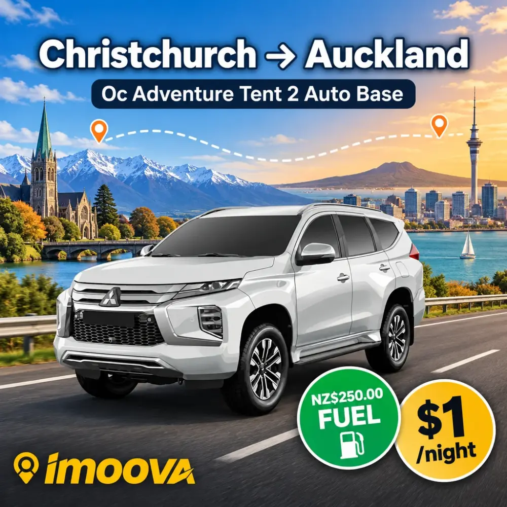 Oc Adventure Tent 2 Auto Base relocation from Christchurch to Auckland