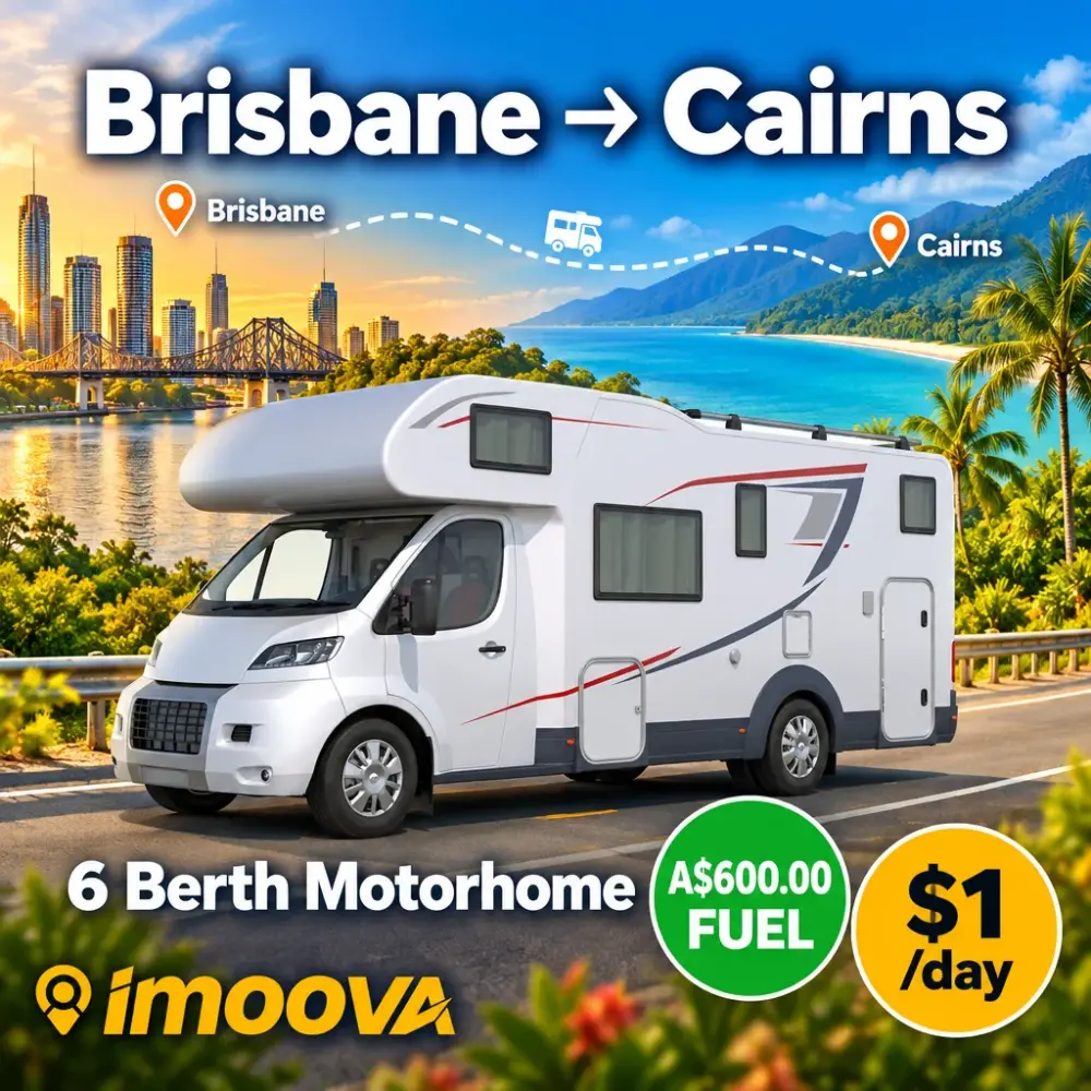 6 Berth Motorhome relocation from Brisbane to Cairns