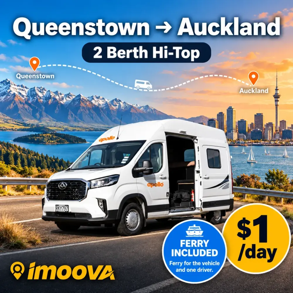 2 Berth Hi-Top relocation from Queenstown to Auckland