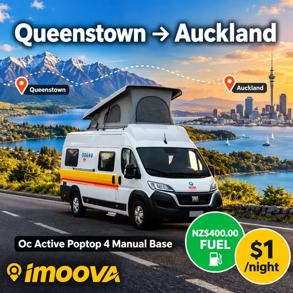 Oc Active Poptop 4 Manual Base relocation from Queenstown to Auckland