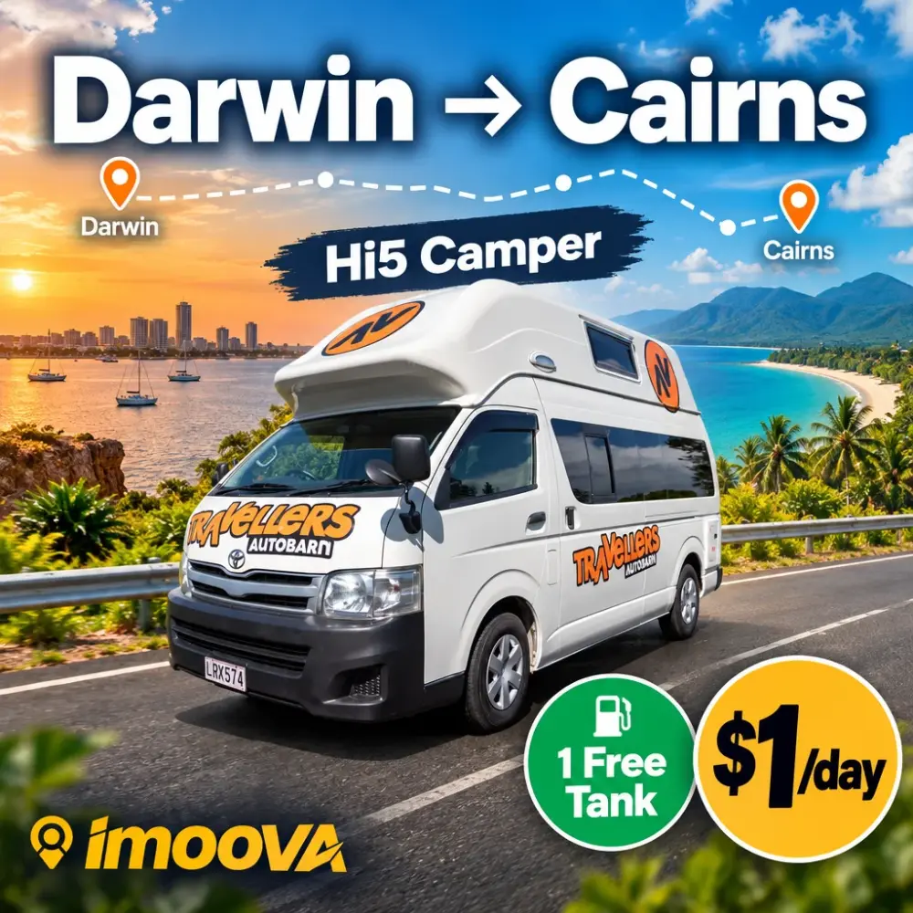 Hi5 Camper relocation from Darwin to Cairns