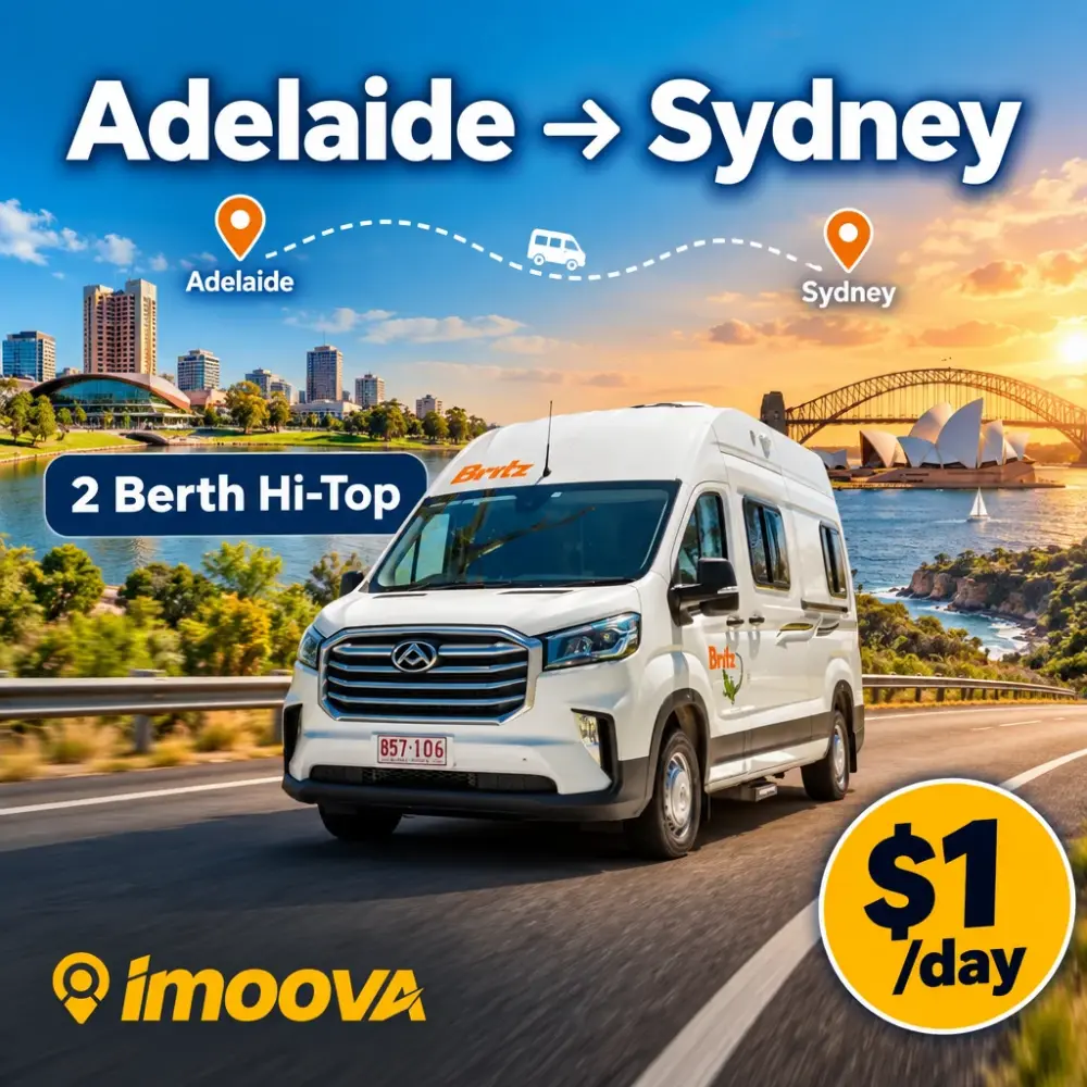 2 Berth Hi-Top relocation from Adelaide to Sydney